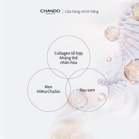 Nước Tinh Chất Bổ Sung Collagen Giúp Tái Tạo Da Lão Hoá CHANDO Himalaya 200ml Hàng Chính Hãng
