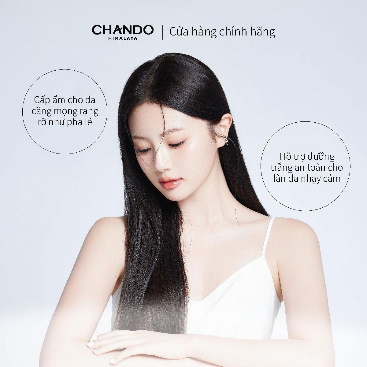 Tinh chất hỗ trợ dưỡng sáng mờ nám Pha lê CHANDO Himalaya Crystal White Serum 40ml