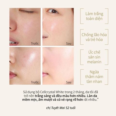 Tinh Chất Hỗ Trợ Dưỡng Trắng Trẻ Hoá Da Pha Lê CHANDO Himalaya 40ml Chứa Niacinamide Hàng Chính Hãng