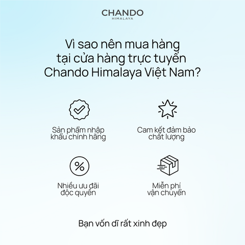 Tinh chất hỗ trợ dưỡng sáng mờ nám Pha lê CHANDO Himalaya Crystal White Serum 40ml