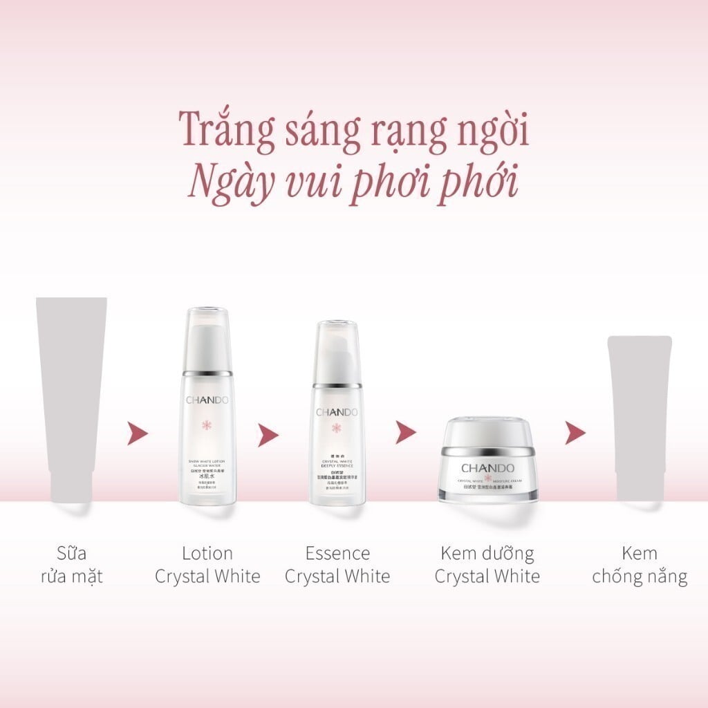 Tinh chất hỗ trợ dưỡng sáng mờ nám Pha lê CHANDO Himalaya Crystal White Serum 40ml