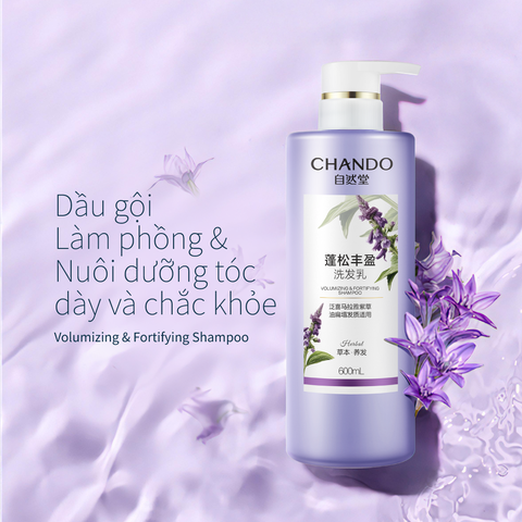 Dầu Gội Hỗ Trợ Làm Phồng Nuôi Dưỡng Tóc Dày Và Chắc Khoẻ CHANDO Himalaya 600g Hàng Chính Hãng