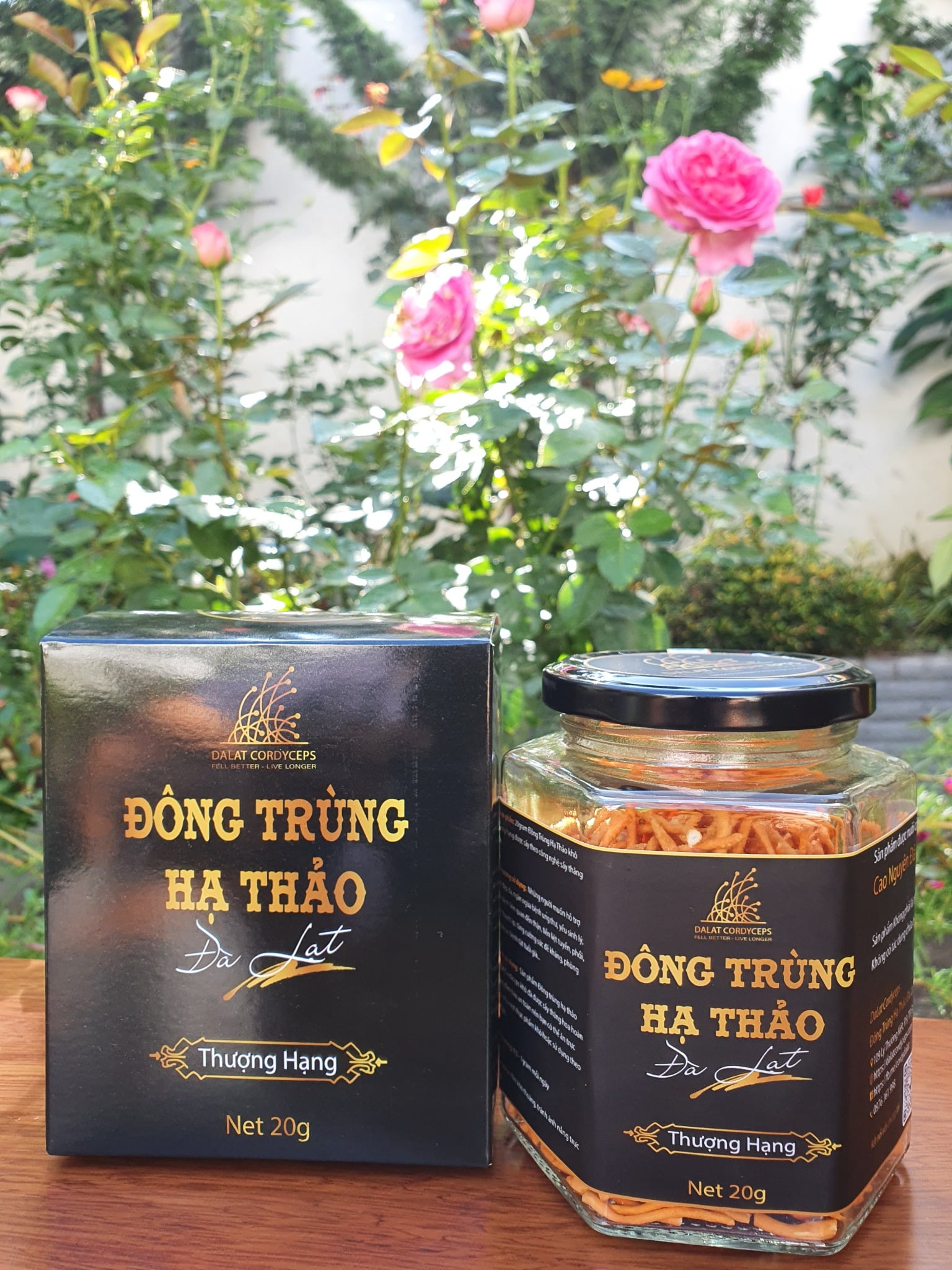 Nấm Đông Trùng Hạ Thảo Đà Lạt Khô Sấy Thăng Hoa - Loại 20gr