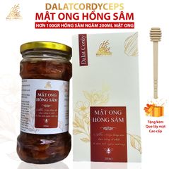 Mật ong ngâm hồng sâm - Hộp cao cấp