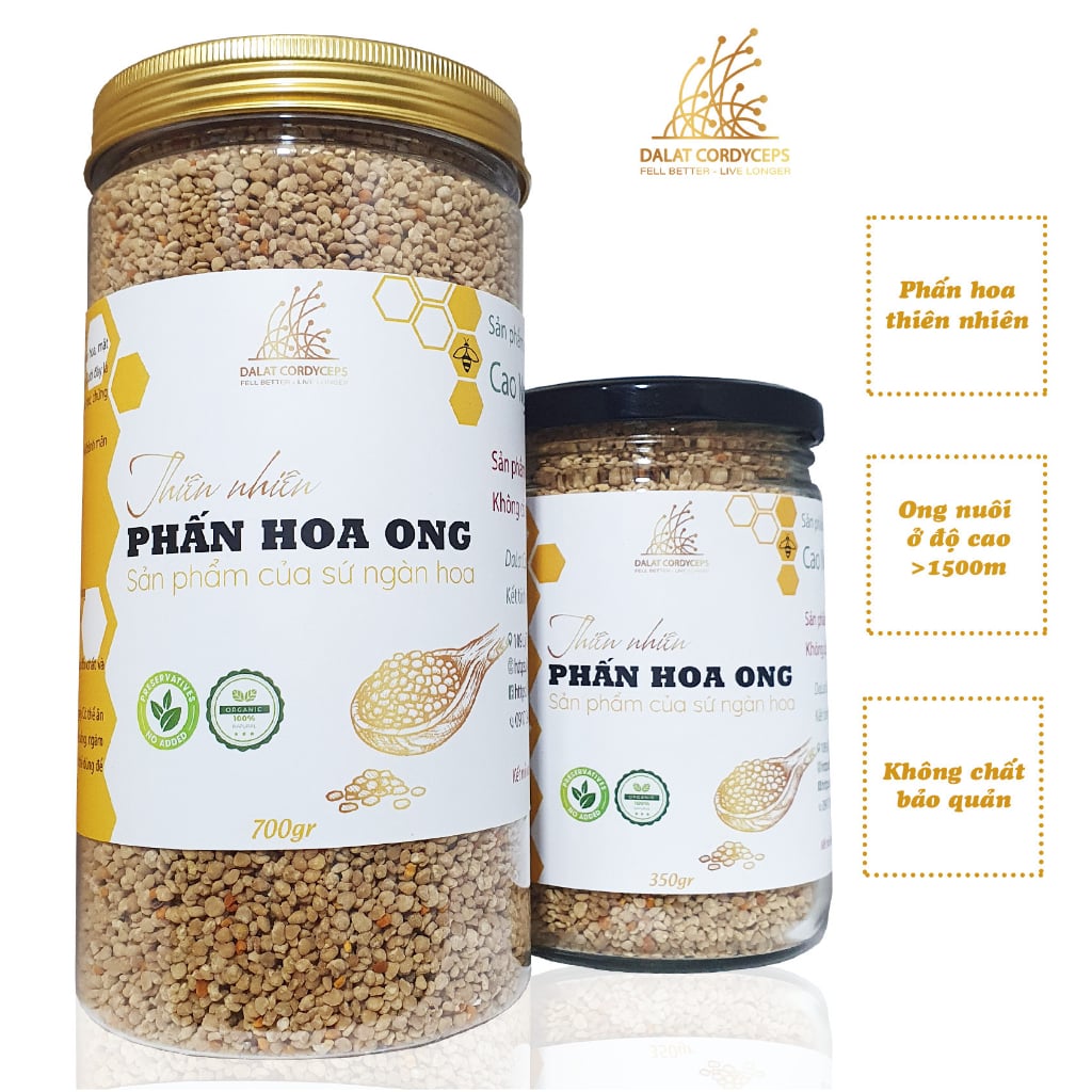 Phấn hoa mật ong, Dalat Cordyceps, loại thượng hạng