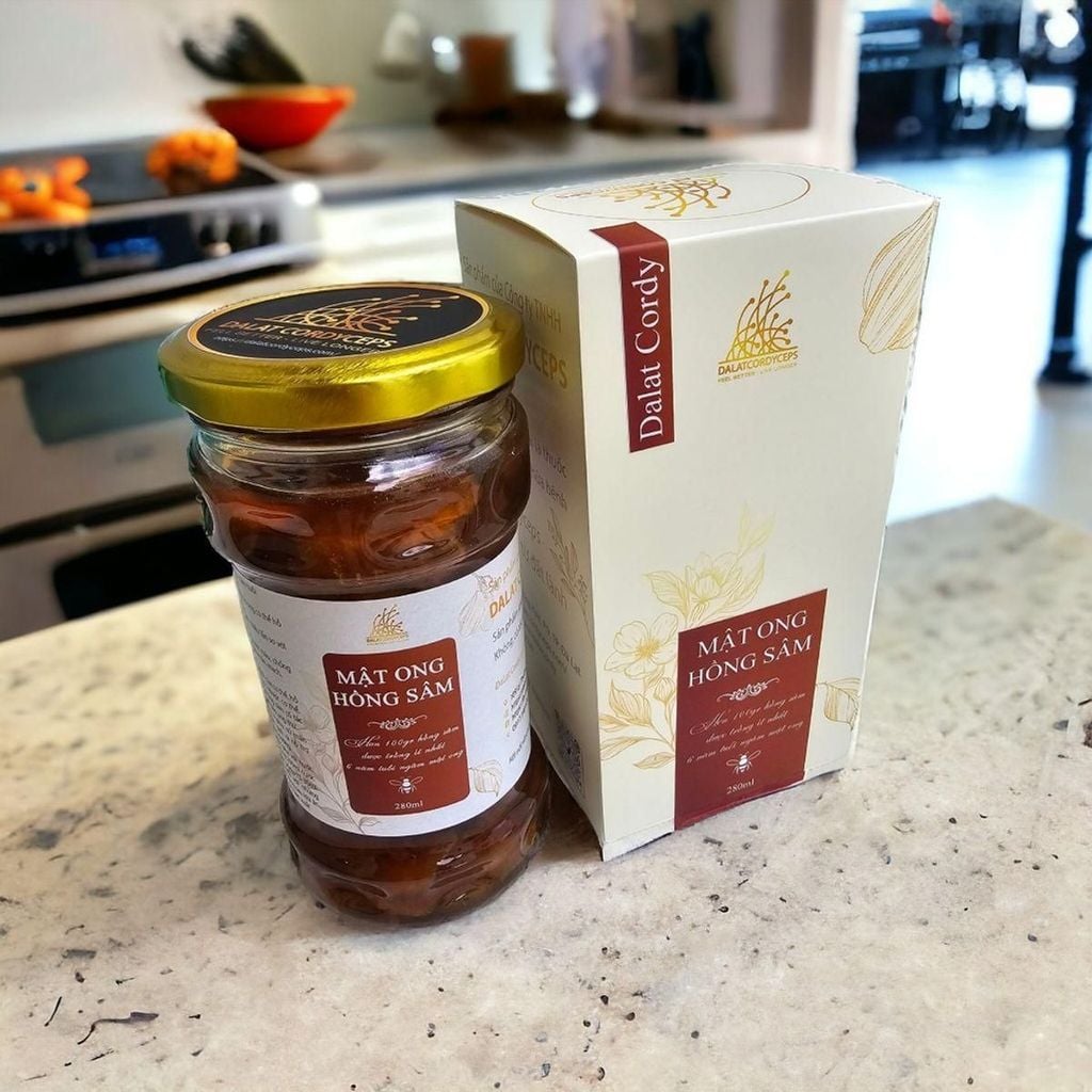 Mật ong ngâm với hồng sâm, Dalat Cordyceps