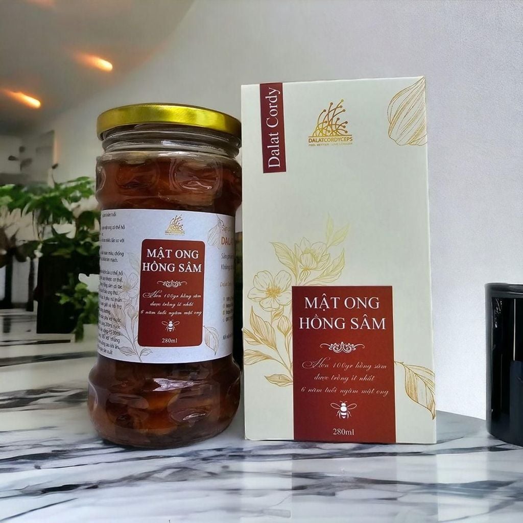 Mật ong ngâm với hồng sâm, Dalat Cordyceps