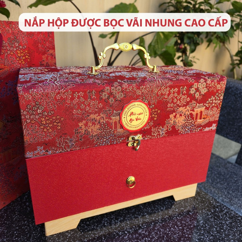 Set quà tết năm 2026 - Đông trùng hạ thảo , hộp quà tặng cao cấp, Dalat Cordyceps