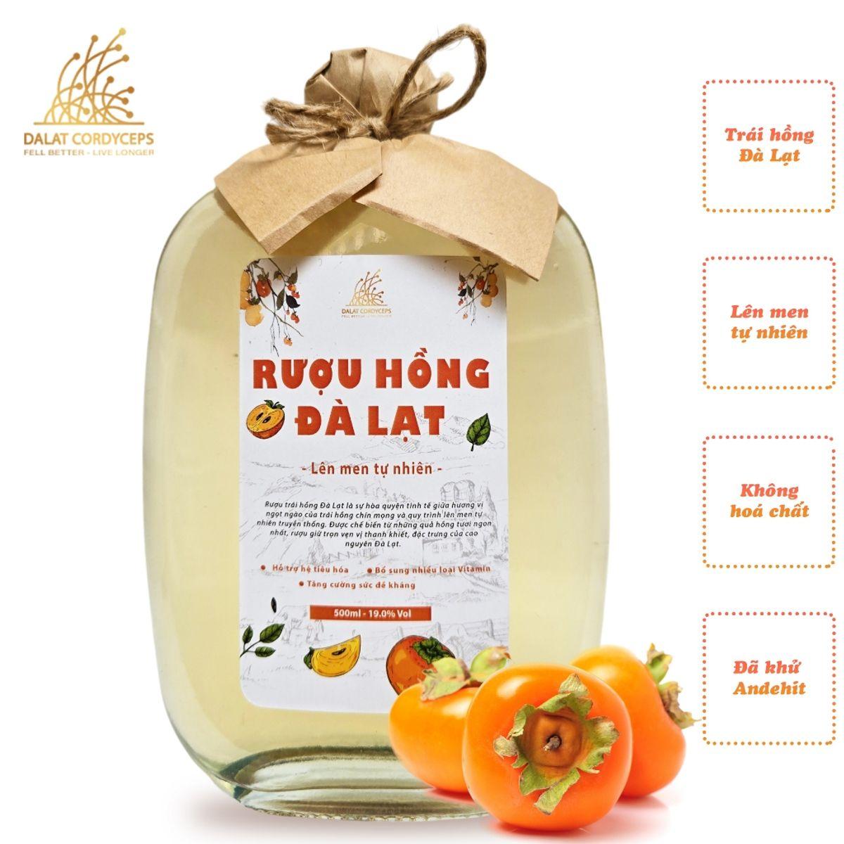 Trái hồng tươi Đà Lạt lên men - Dalat Cordyceps