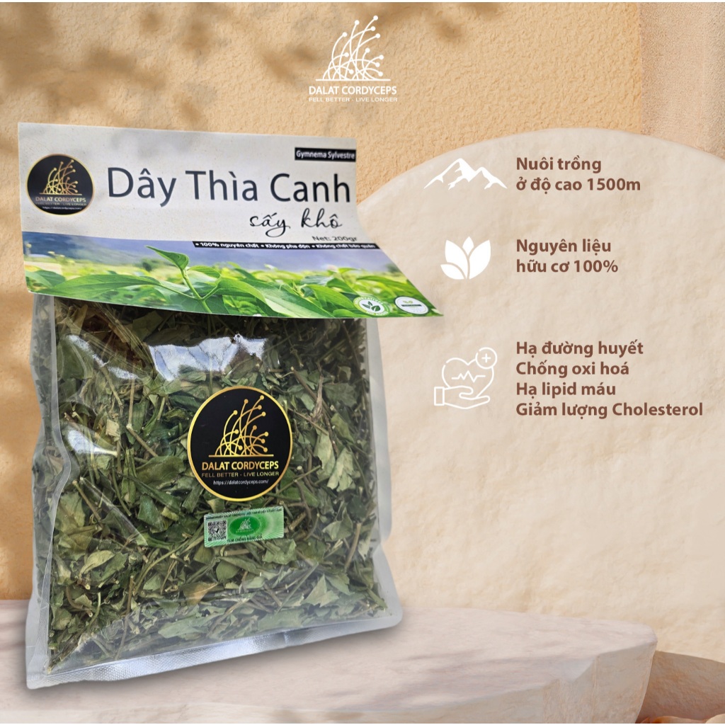 Trà dây thìa canh khô - Dalat Cordyceps