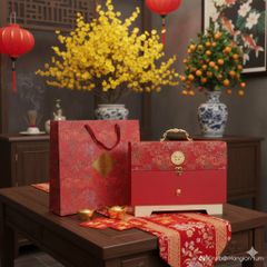 Set quà tết năm 2026 - Đông trùng hạ thảo , hộp quà tặng cao cấp, Dalat Cordyceps