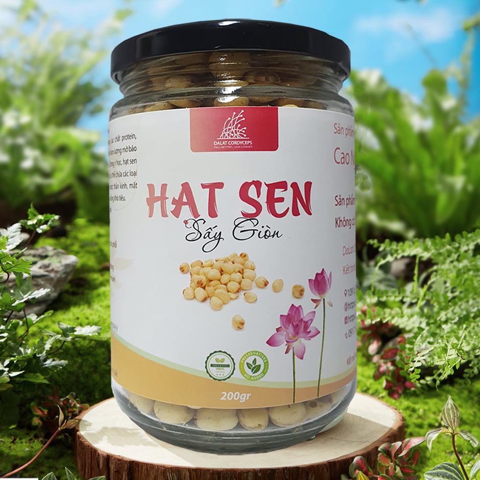 Hạt sen sấy giòn - Dalat Cordyceps
