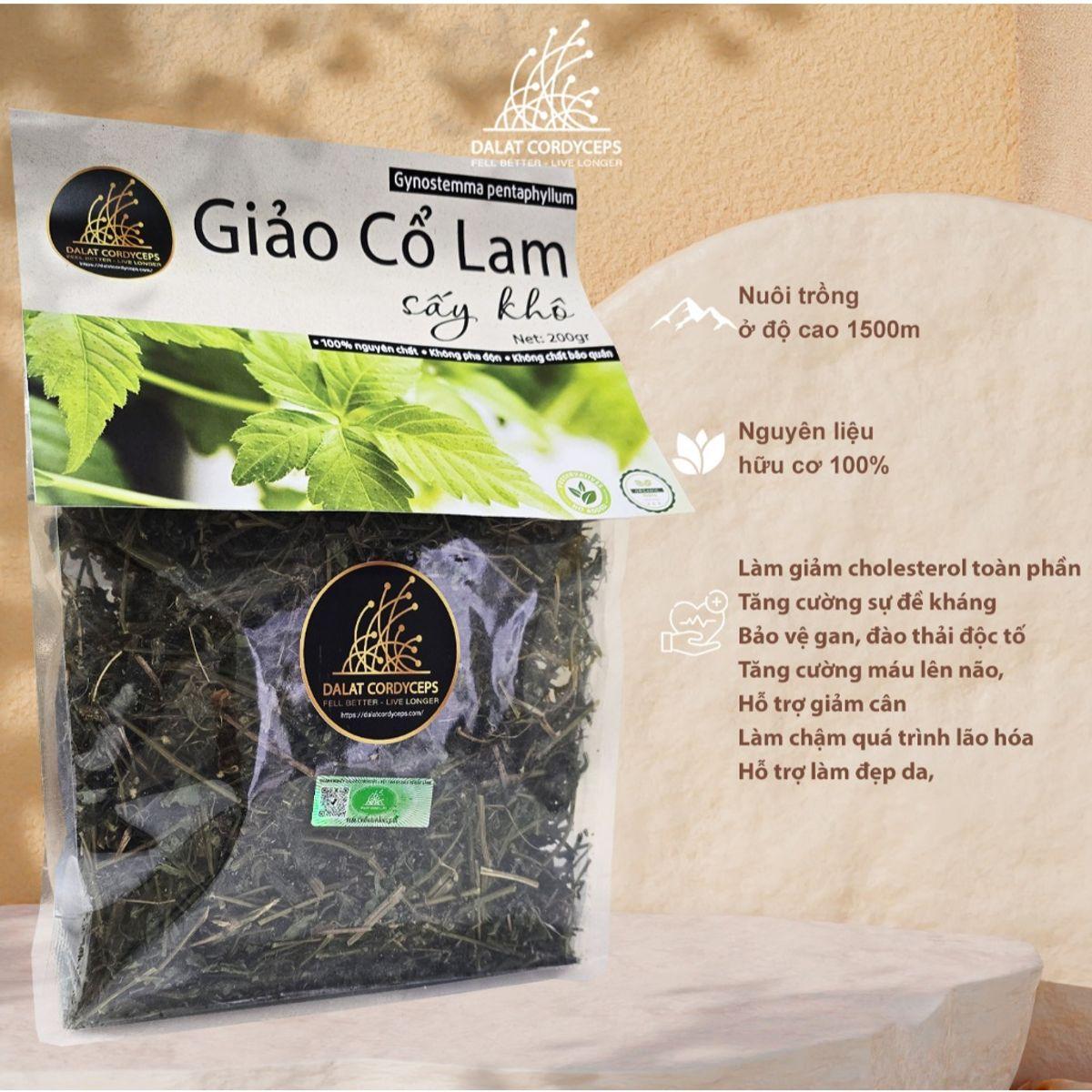 Trà giảo cổ lam sấy khô - Dalat Cordyceps