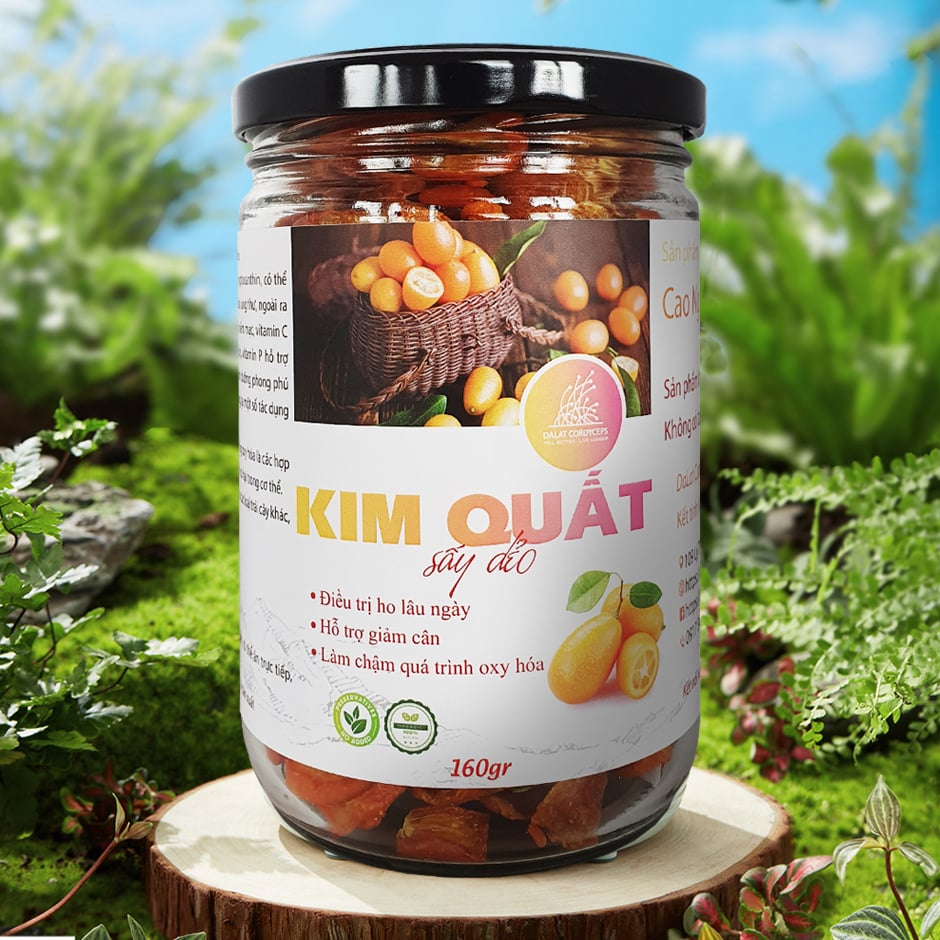 Kim quất sấy dẻo,, Dalat Cordyceps