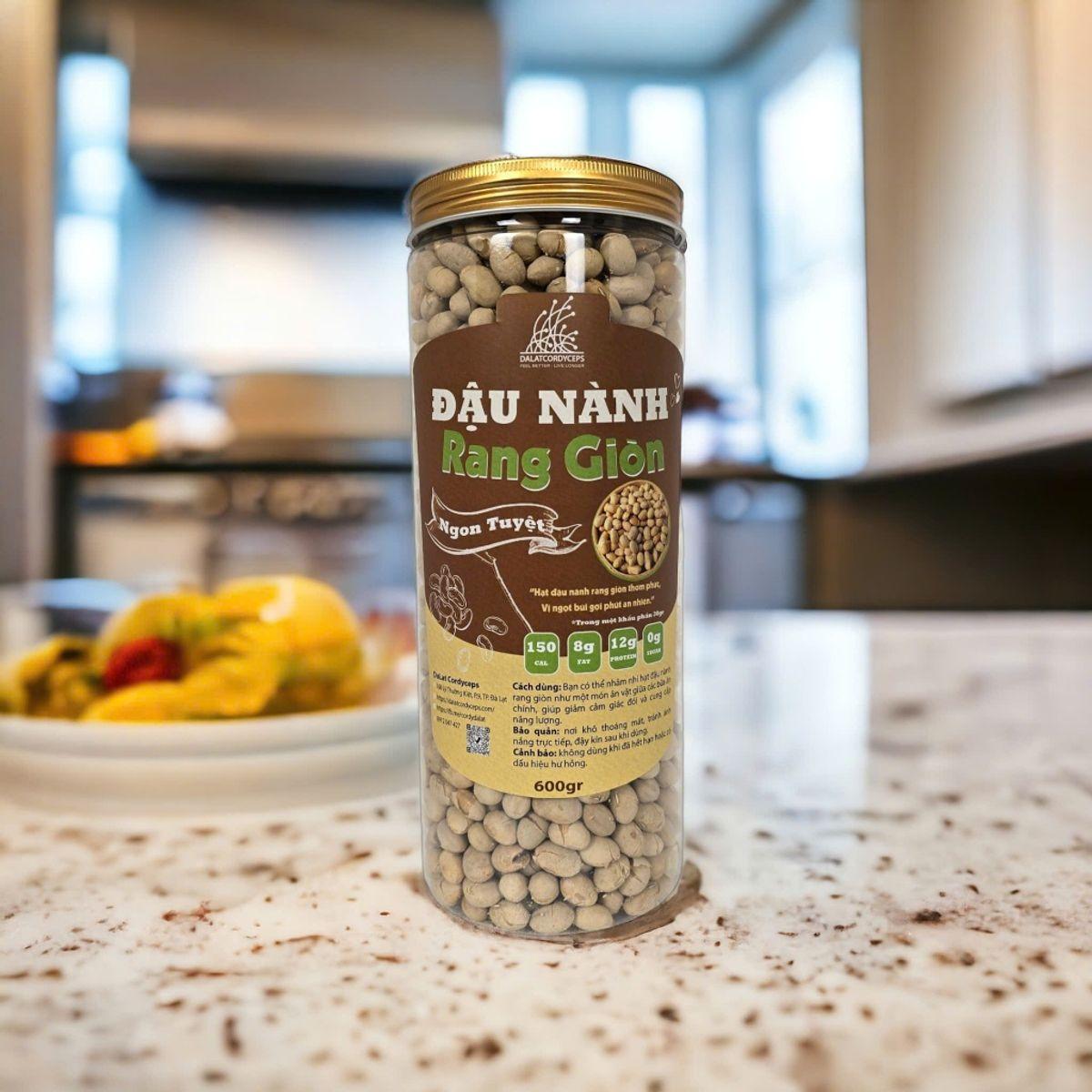 Hạt đậu nành, đỗ tương rang giòn - Dalat Cordyceps