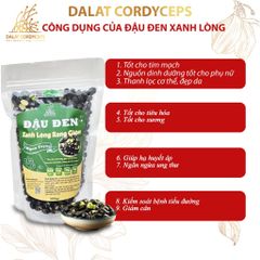 Hạt đậu đen xanh lòng rang giòn - Dalat Cordyceps