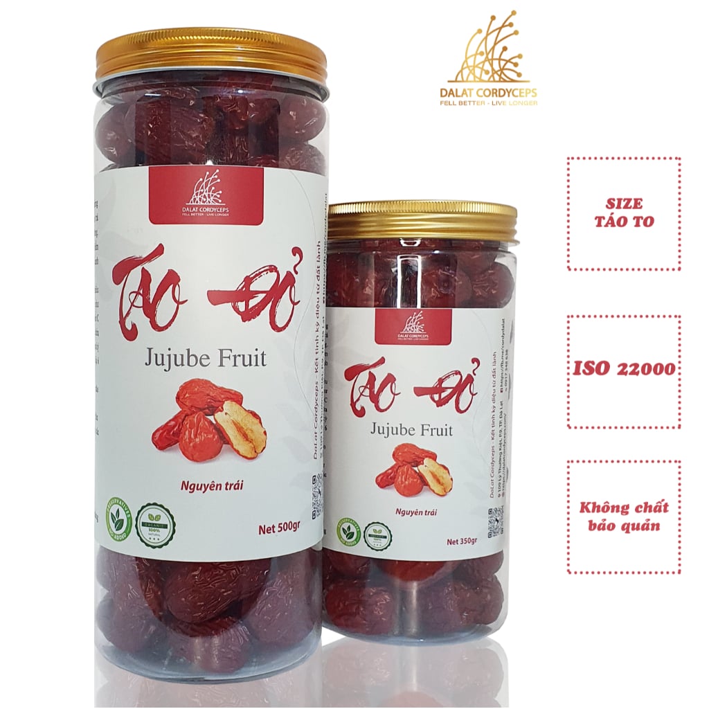 Táo đỏ Tân Cương - Dalat Cordyceps - Loại thượng hạng
