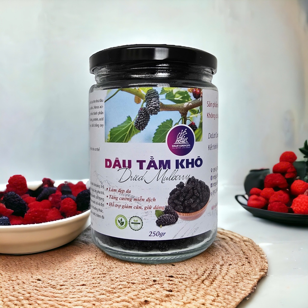 Quả dâu tằm khô sấy lạnh - Dalat Cordyceps