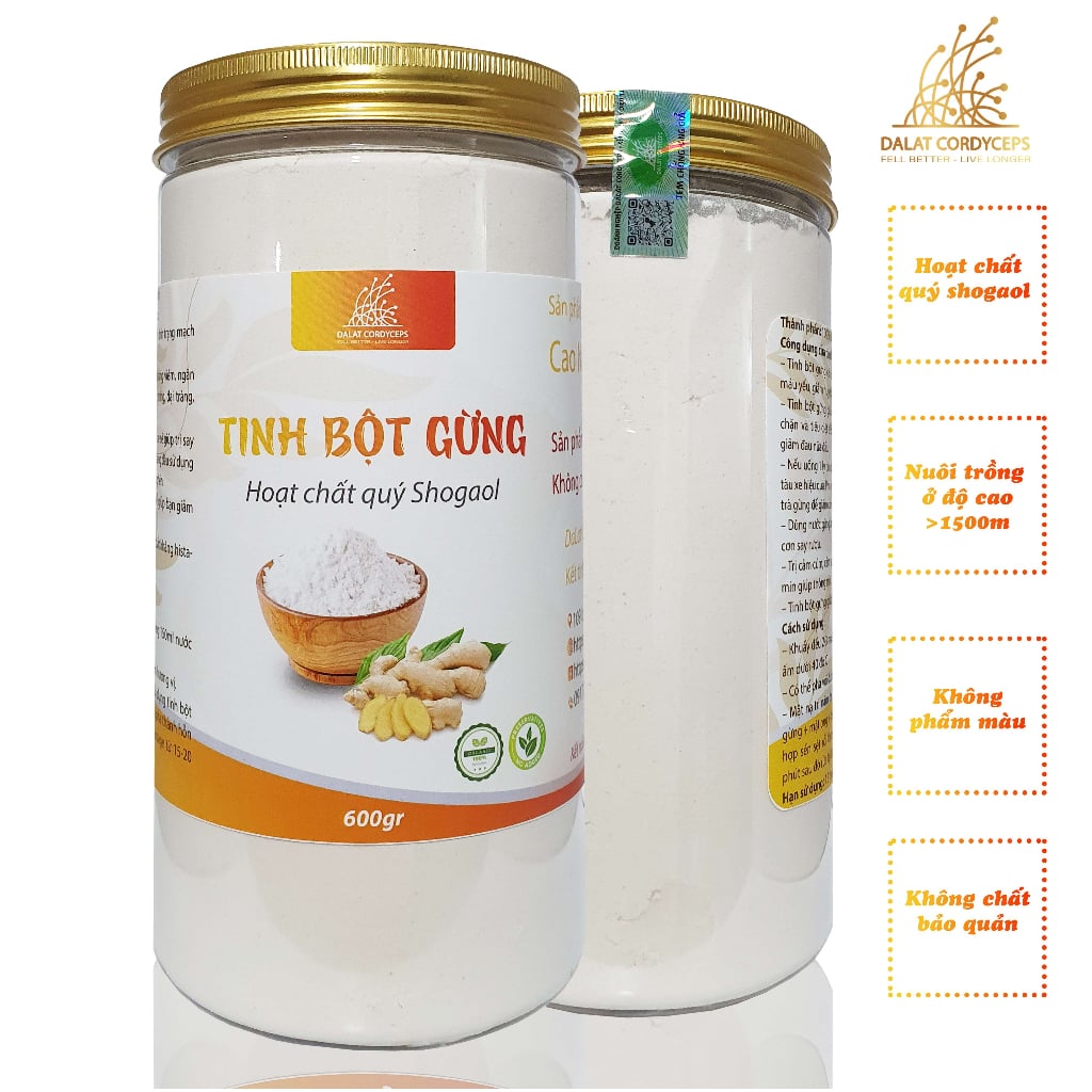 Tinh bột gừng, Dalat Cordyceps, loại thượng hạng