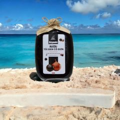 Tỏi đen lý sơn lên men 90 ngày ngâm rượu - Dalat Cordyceps - 500ml