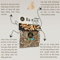 Ba kích tím khô rút lõi Dalat Cordyceps