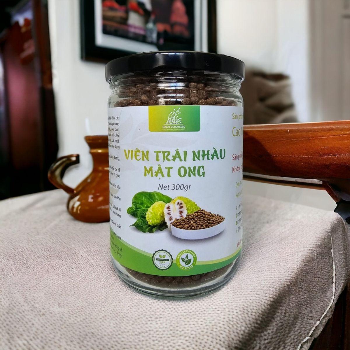 Viên thảo mộc trái nhàu mật ong - Dalat Cordyceps