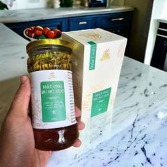 Mật ong ngâm hoa đu đủ đực - Hộp cao cấp