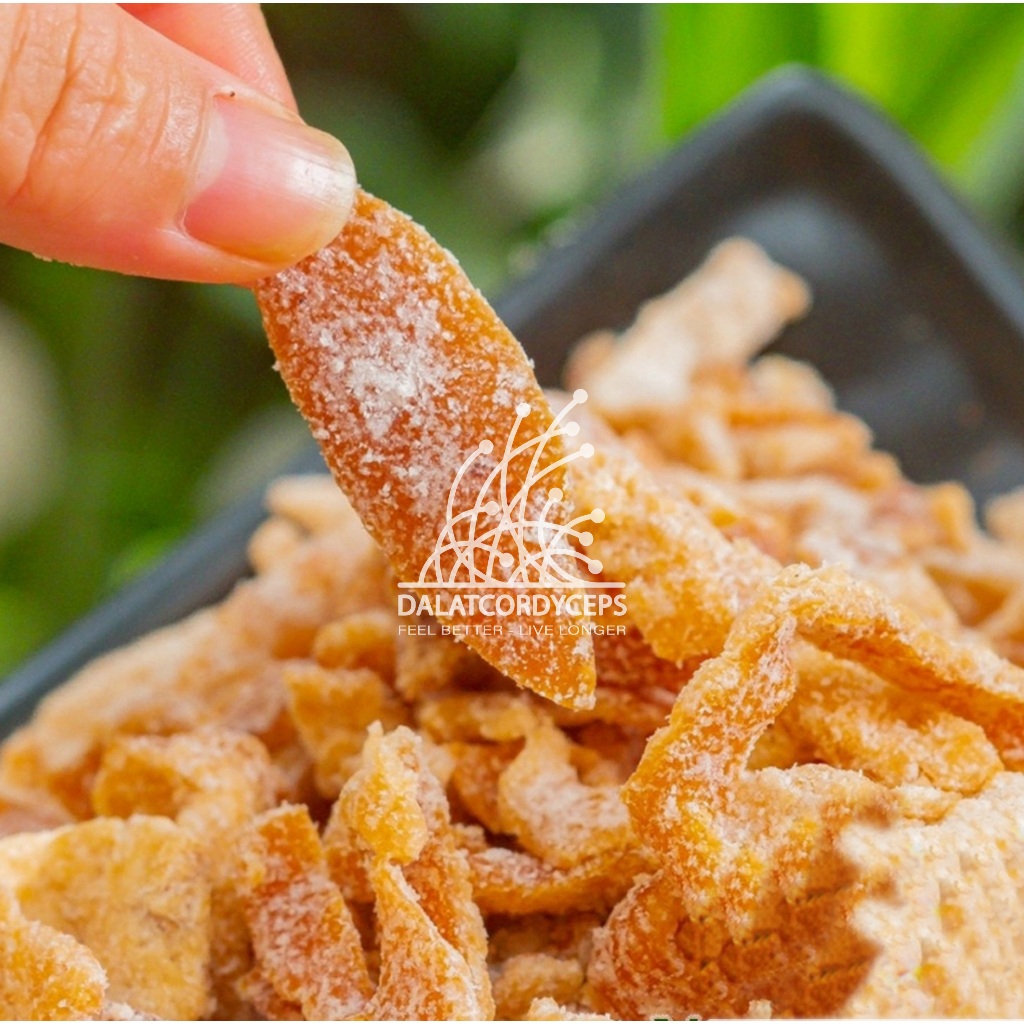 Trần bì cam thảo, vỏ cam quít kết hợp với cam thảo khô - Dalat Cordyceps