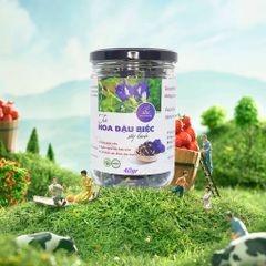 Trà bông hoa đậu biếc khô sấy lạnh - Dalat Cordyceps - loại thượng hạng