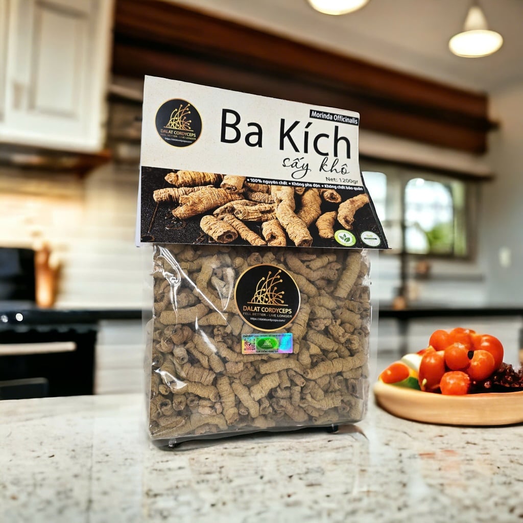 Ba kích tím khô rút lõi Dalat Cordyceps