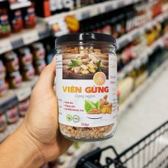 Trà viên gừng Dalat Cordyceps, dạng viên ngậm