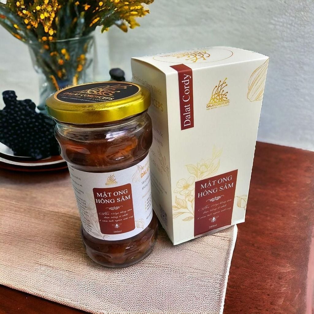 Mật ong ngâm với hồng sâm, Dalat Cordyceps