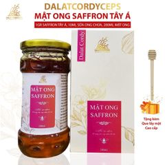 Mật ong ngâm saffron Tây á, bổ sung sưɑ~ ong chúa - Hộp cao cấp