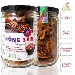 Hồng sâm 6 năm tuổi thái lát - Dalat Cordyceps
