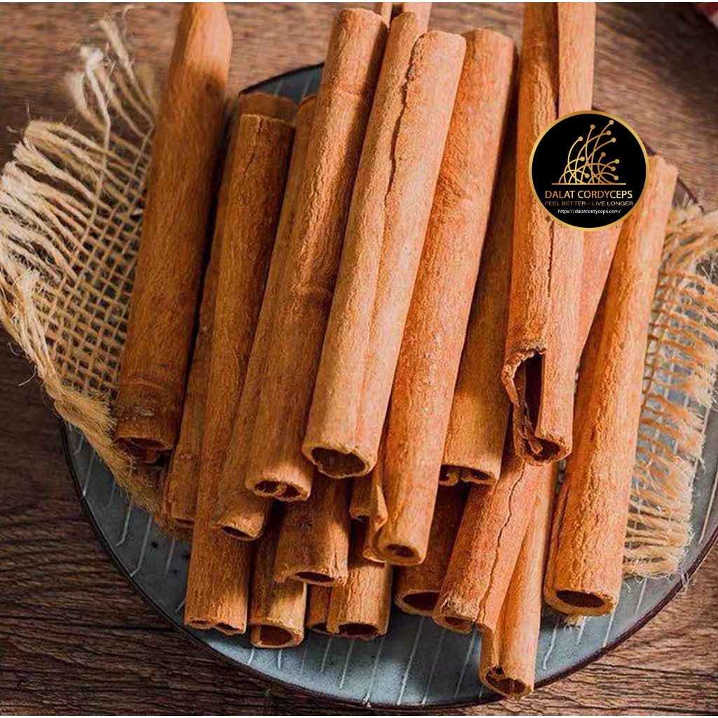 Quế thanh cạo vỏ sạch sẻ, quế điếu sấy khô Dalat Cordyceps - túi 600gr