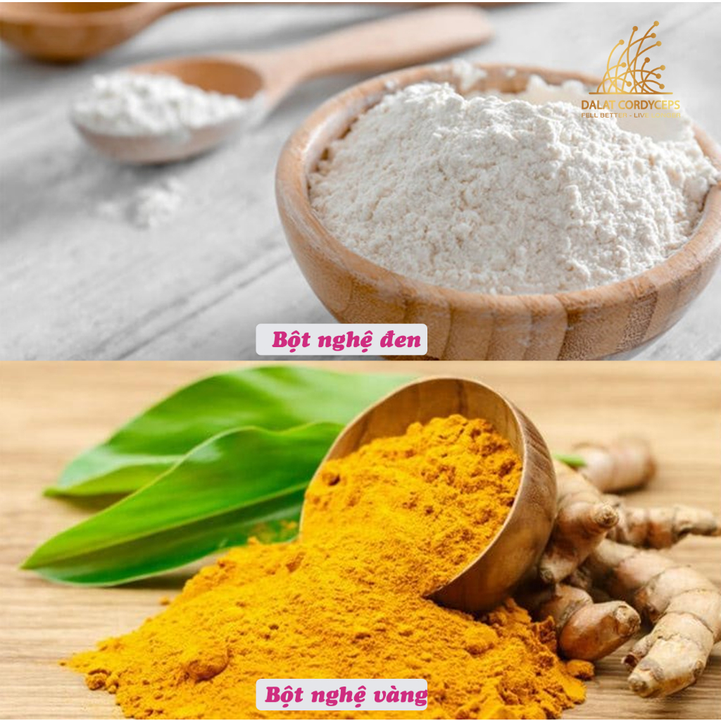 Tinh bột nghệ nguyên chất - Dalat Cordyceps - Loại thượng hạng