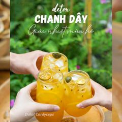 Viên chanh dây, chanh leo khô sấy lạnh - Dalat Cordyceps