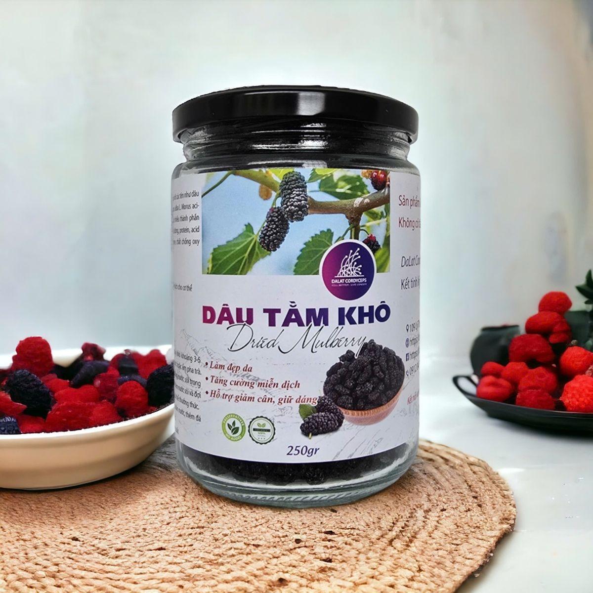 Quả dâu tằm khô sấy lạnh - Dalat Cordyceps