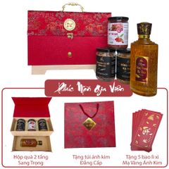 Set quà tết năm 2026 - Đông trùng hạ thảo , hộp quà tặng cao cấp, Dalat Cordyceps