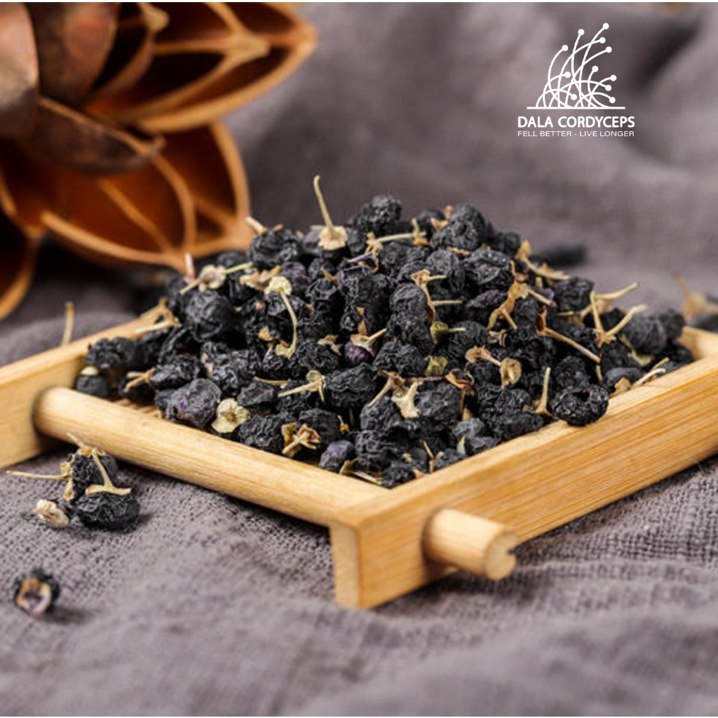 Hắc kỷ tử đen sấy khô - Dalat Cordyceps - loại thượng hạng