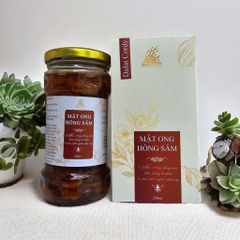 Mật ong ngâm hồng sâm - Hộp cao cấp