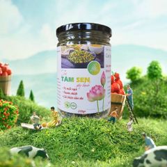 Trà tâm sen, tim sen sấy khô - Dalat Cordyceps - 230gr