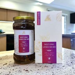 Mật ong ngâm linh chi đỏ Đà Lạt - Hộp cao cấp