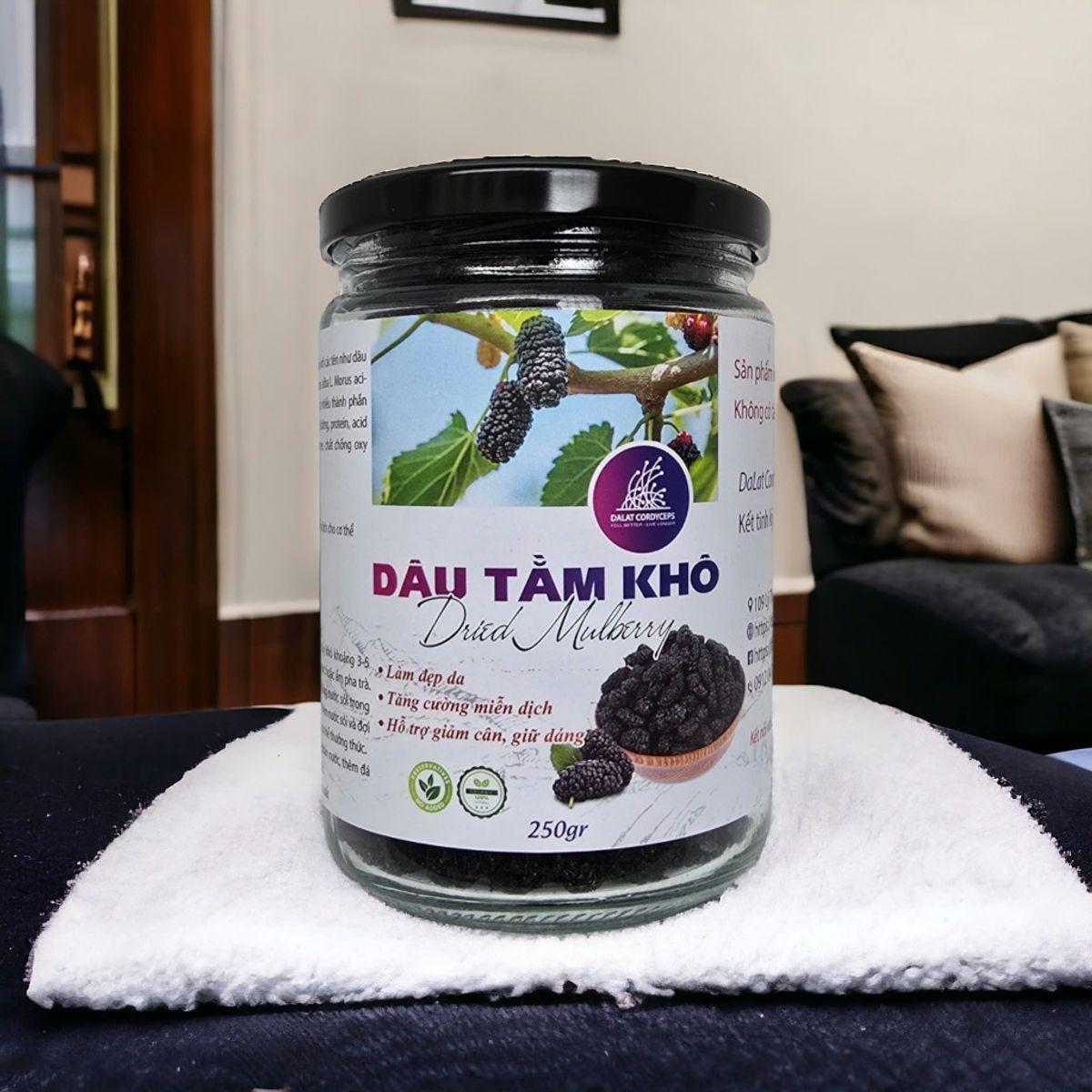 Quả dâu tằm khô sấy lạnh - Dalat Cordyceps