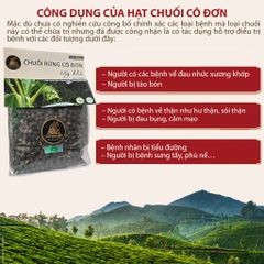 Hạt chuối rừng cô đơn sấy khô Dalat Cordyceps - 1500gr