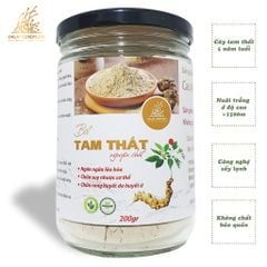 Bột củ tam thất bắc sây khố nguyên chất sấy khô , Loại cao cấp Dalat Cordyceps