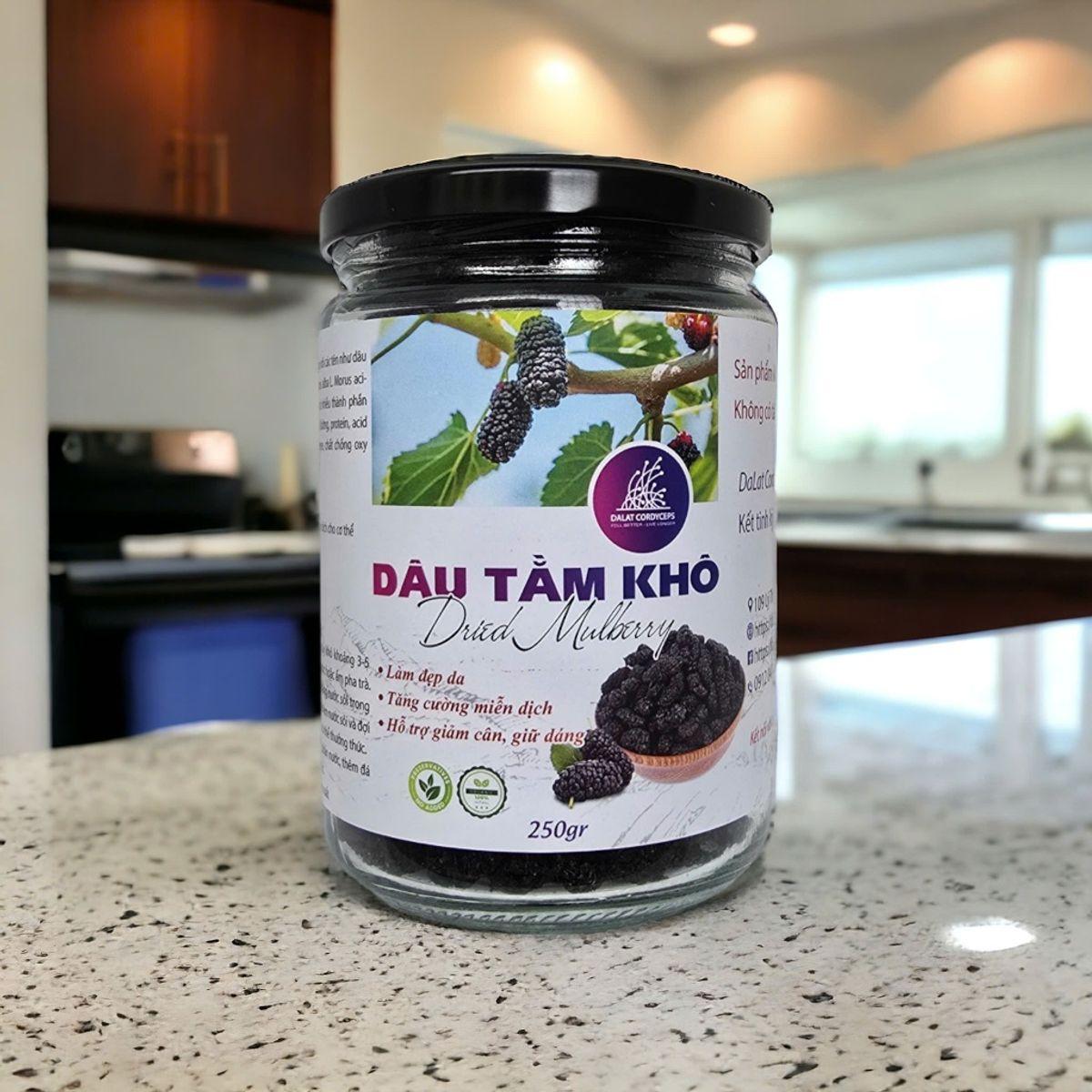 Quả dâu tằm khô sấy lạnh - Dalat Cordyceps