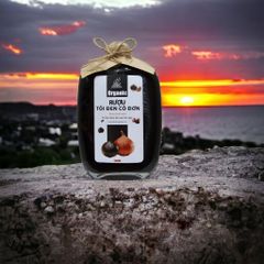 Tỏi đen lý sơn lên men 90 ngày ngâm rượu - Dalat Cordyceps - 500ml