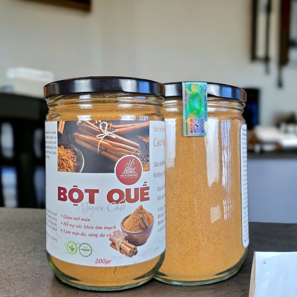 Bột quế sấy lạnh nguyên chất - Dalat Cordyceps