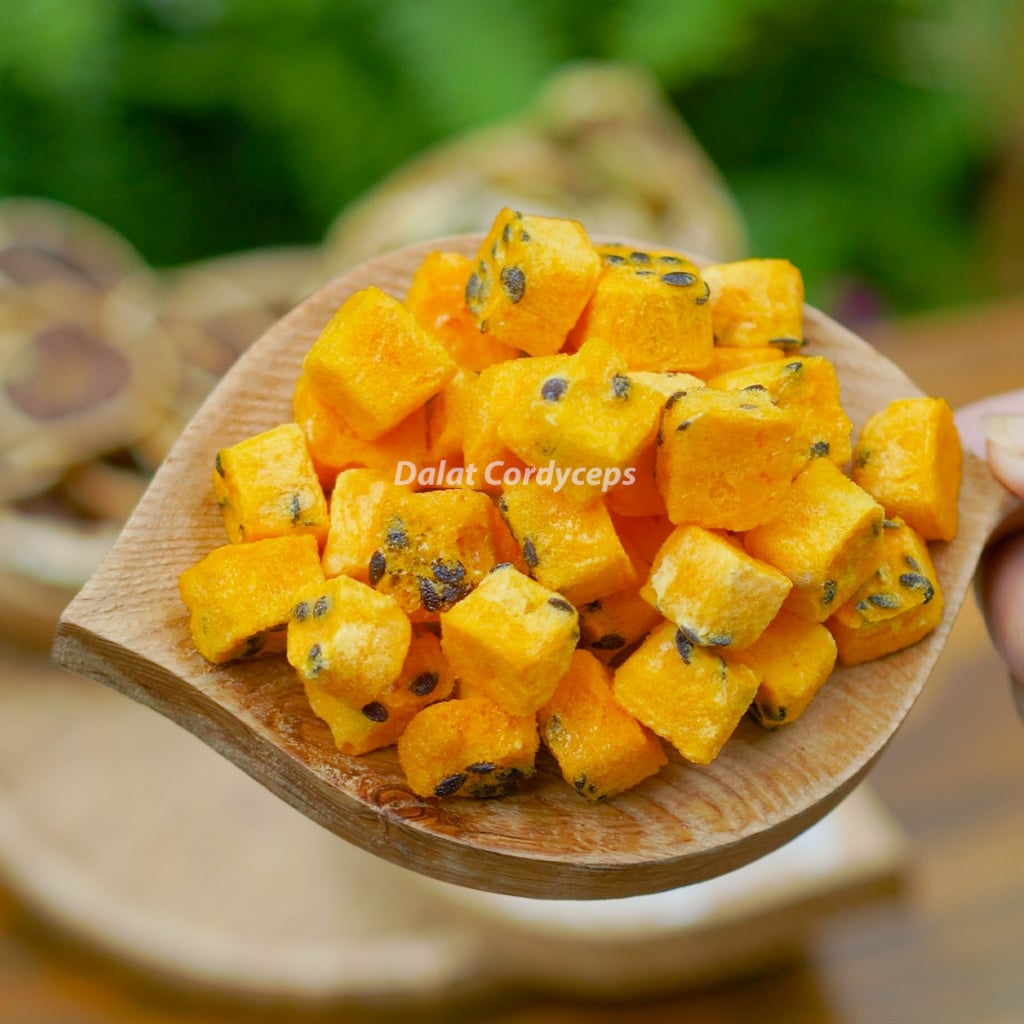 Viên chanh dây, chanh leo khô sấy lạnh - Dalat Cordyceps